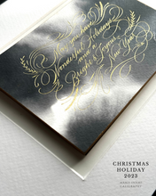 Load images into the gallery viewer,〈４部セット〉Christmas &amp; New Year Holiday Card  星空 &amp; 光芒
